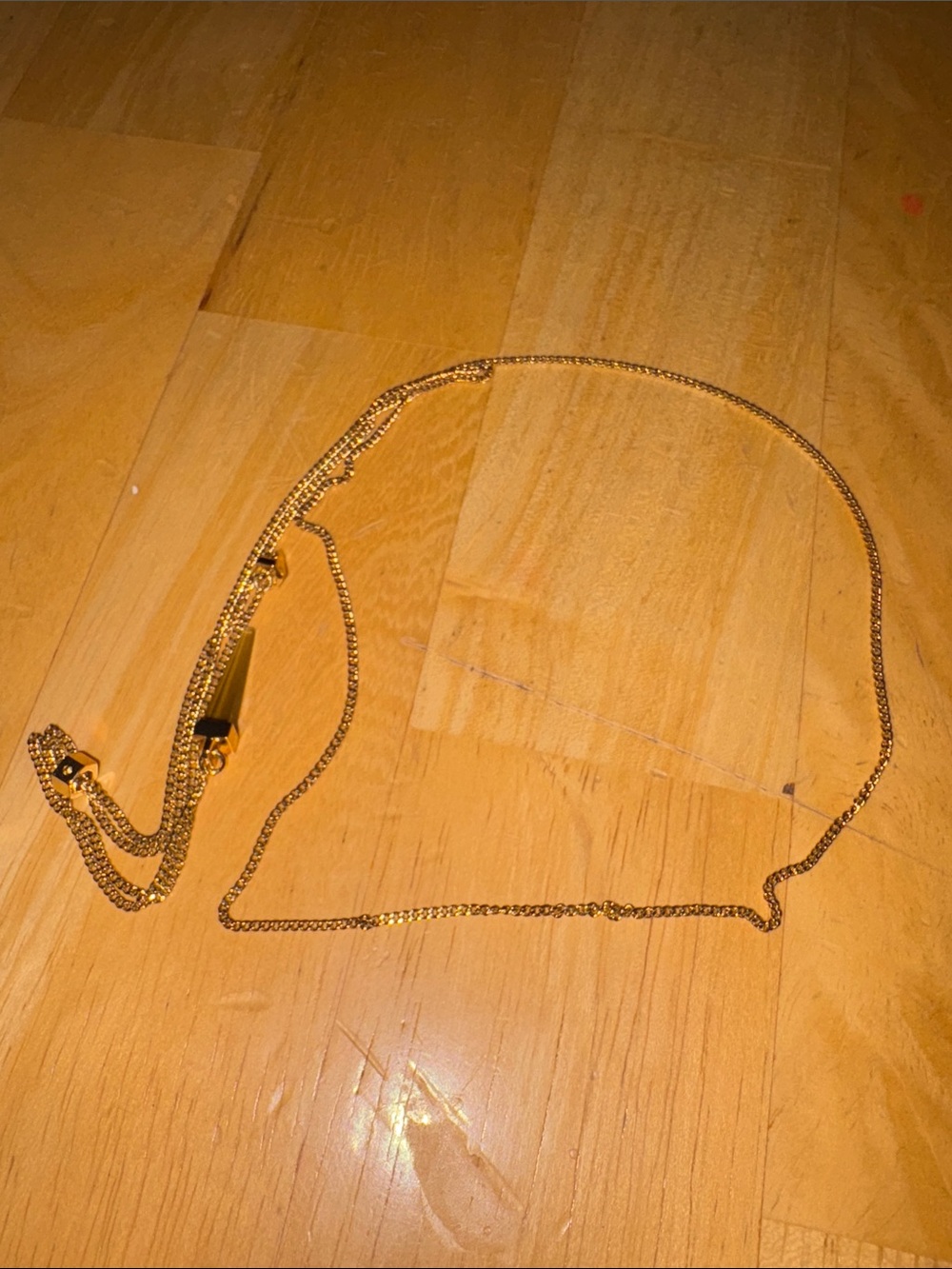 All Saints Gold-Tone Long Pendant Necklace View 2